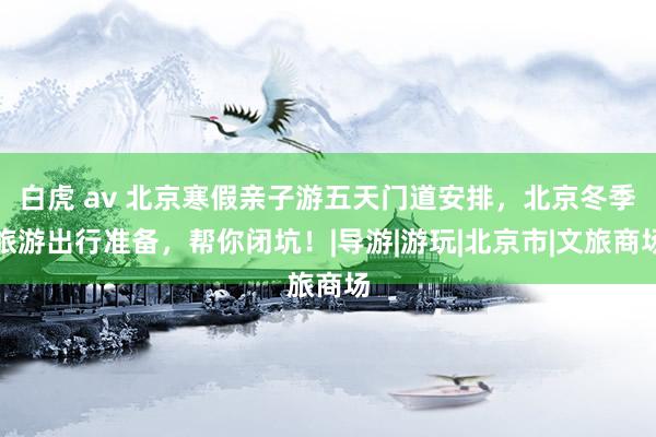 白虎 av 北京寒假亲子游五天门道安排，北京冬季旅游出行准备，帮你闭坑！|导游|游玩|北京市|文旅商场