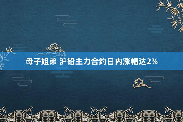 母子姐弟 沪铅主力合约日内涨幅达2%